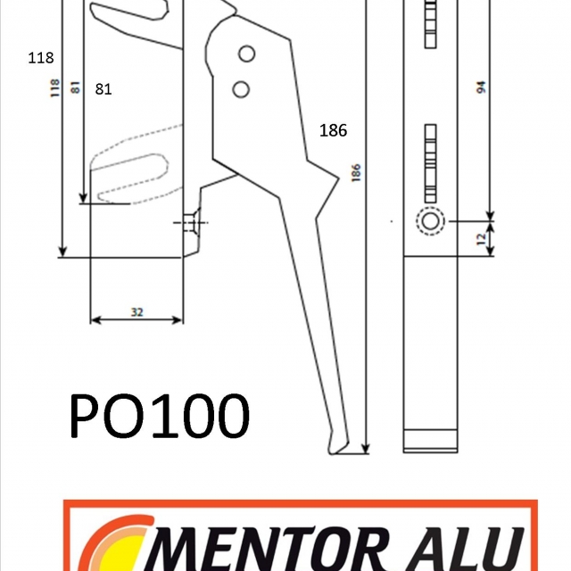 Poigne fourche SAMUA adaptable SAMU   2 fourches   4