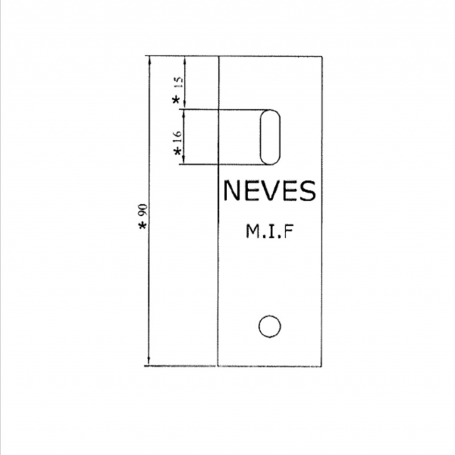 NEVES roulette porte de placard NEVES 2  (la paire) 5