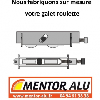 Galet roulette fabrication sur mesures toutes marques 