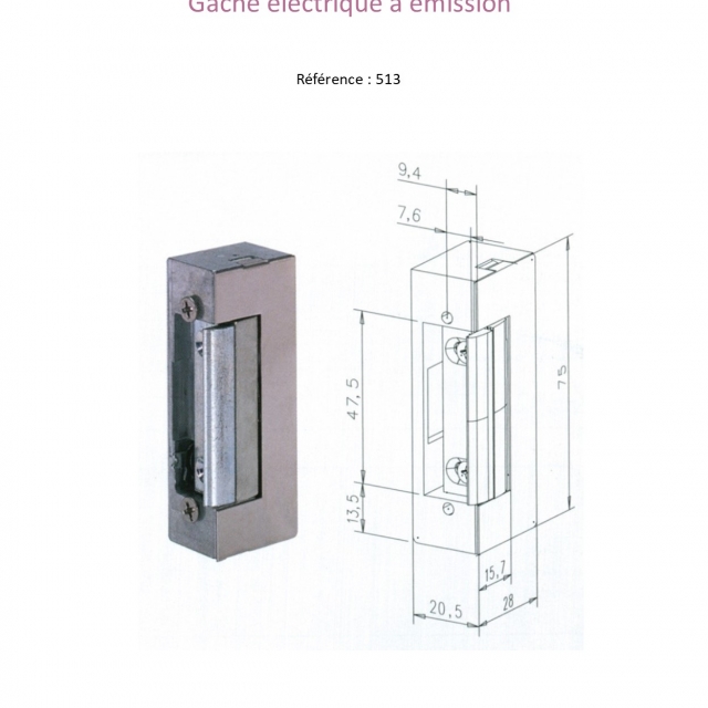 Gche lctrique  mission pour porte d'immeuble. 5