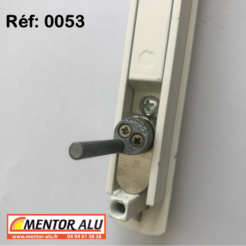 Serrure de porte coulissante -clef-lockset caché avec des clés