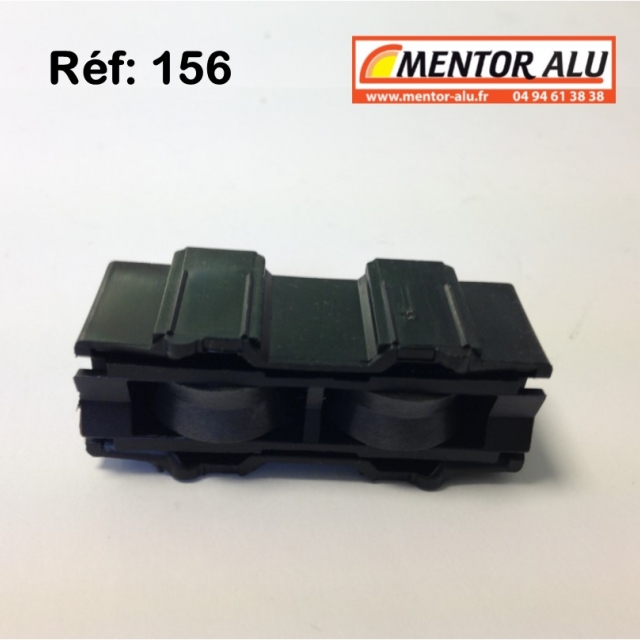 TECHNAL galet roulette  double  polyamide TECHNAL 2