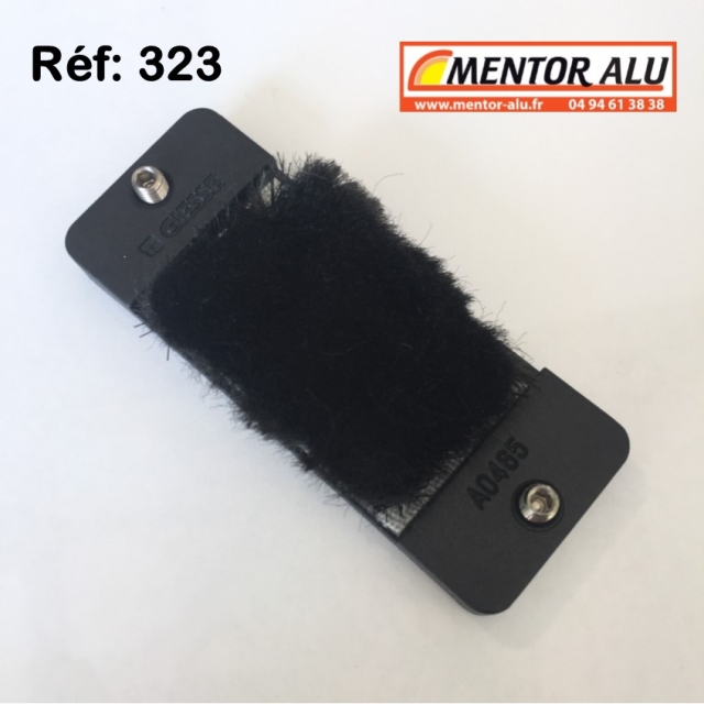 Brosse GIESSE  recoupable  pour fentre coulissante diverses marques, lot de 2 2