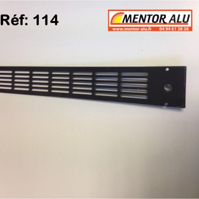 Grille d'aration aluminium non rglable 475 x 30 mm  4