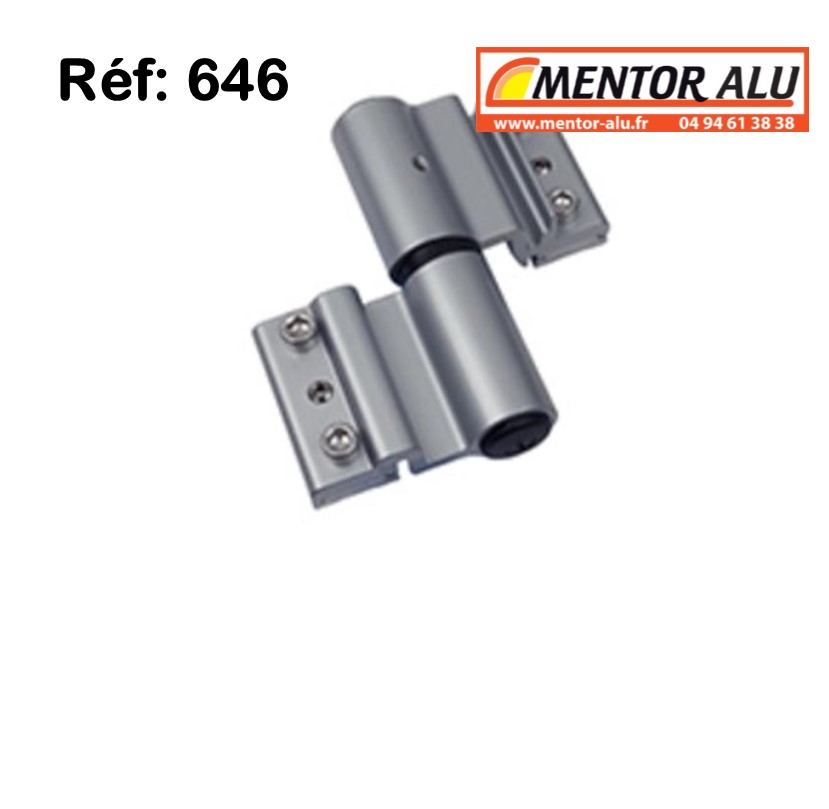 Mentor Alu Pvc Stores Paumelle Pour Porte Lourde Ou