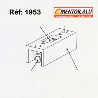 TECHNAL  1953  galet roulette 