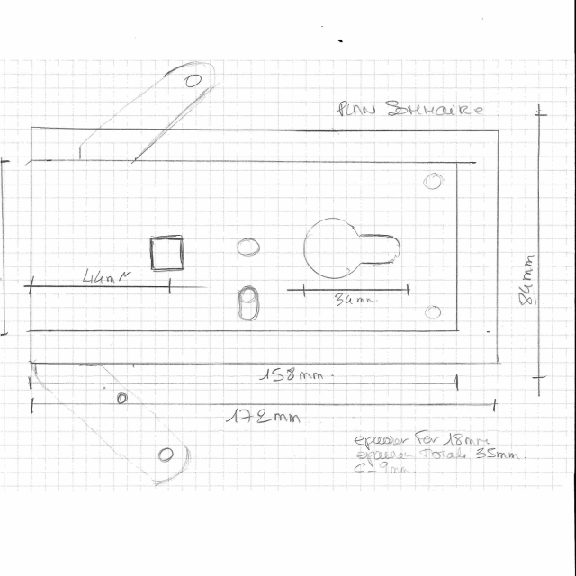 Serrure porte de garage NOVOFERM 2