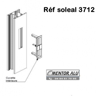 TECHNAL  Serrure de  baie vitre coulissante SOLEAL