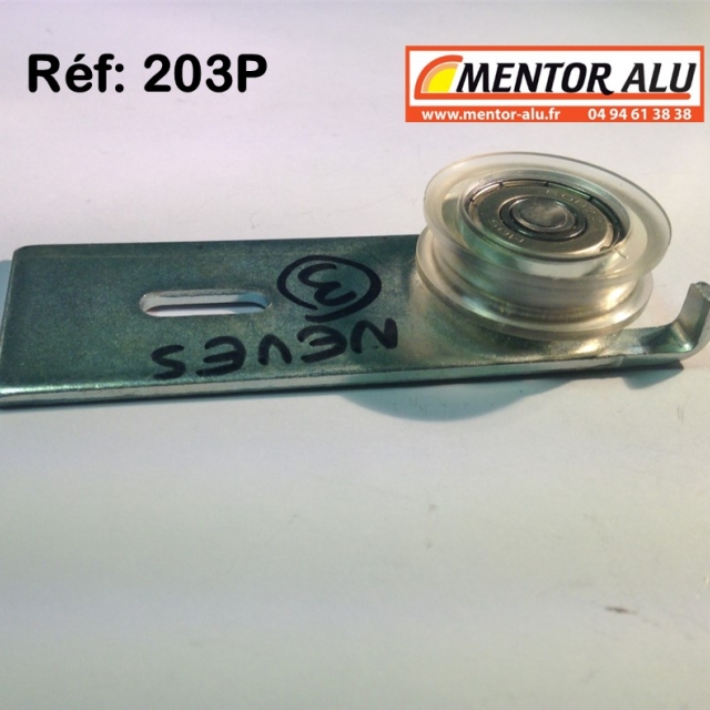 NEVES  roulettes + PLATINES  porte de placard NEVES 203  EXEMPLE 2