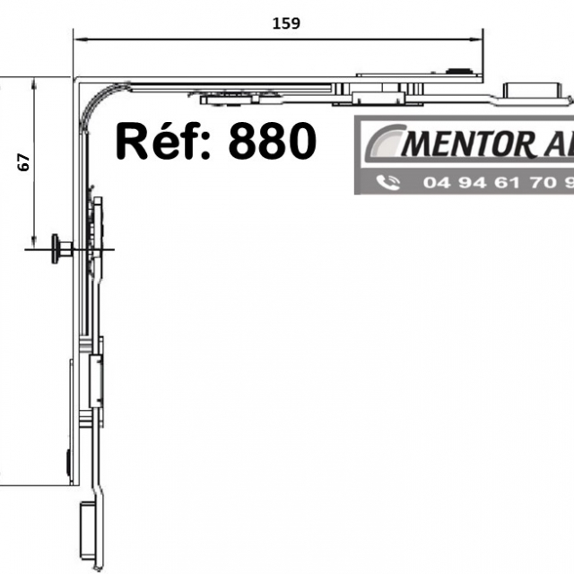 Renvoi d'angle pour oscillo battant 2