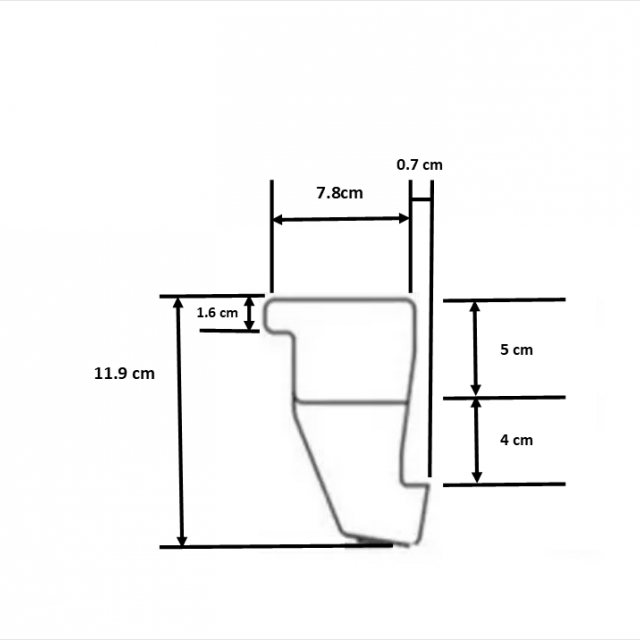 Gche KAWNEER  Kasting pour baie coulissante  3