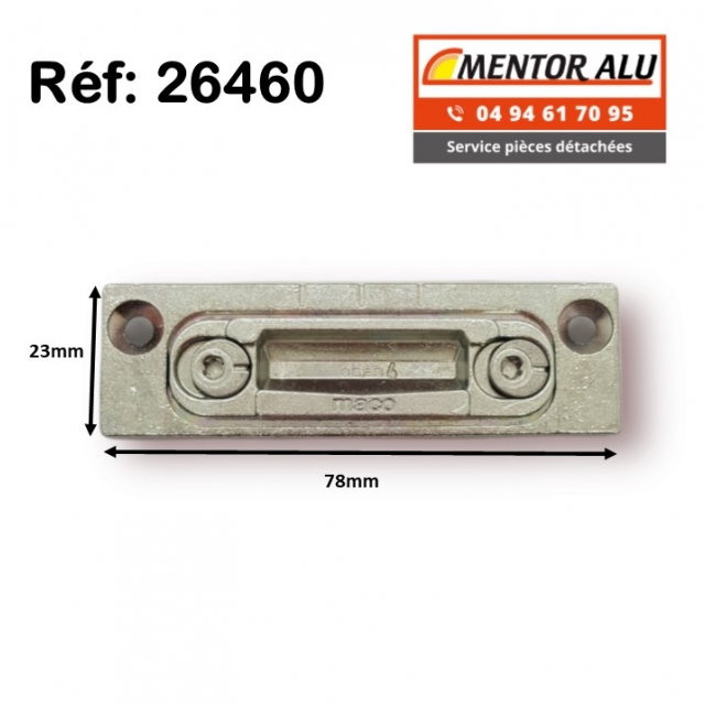 Gche MACO  pour fentre PVC  98129 remplace la 26460 1