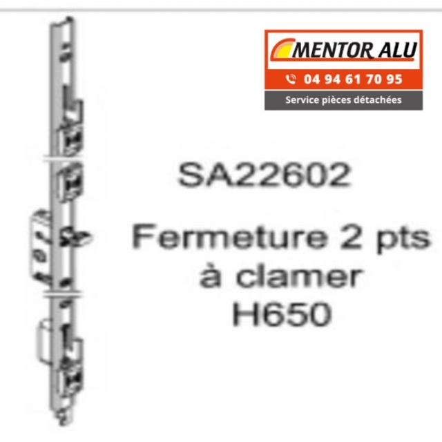 Fermeture 2 points  clamer 3