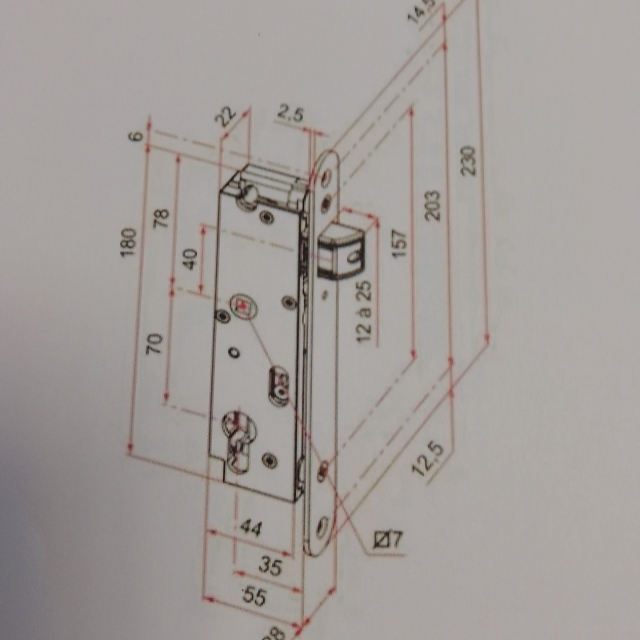 Serrure de portail  4